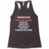 Smartass February Girl Racerback Tank