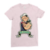 go vegan 5 Ladies Fitted T-Shirt
