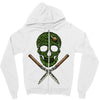 skull grass Zipper Hoodie