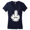 ski glove Women's V-Neck T-Shirt