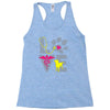 love teal best trending Racerback Tank