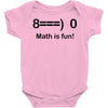 math is fun Baby Onesie