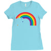 rainbow Ladies Fitted T-Shirt