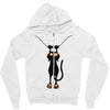 a cat always with me Zipper Hoodie