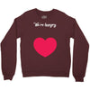 We're Hungry with Heart Crewneck Sweatshirt