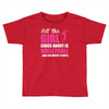 all this girl care about is volleyball Toddler T-shirt