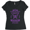 I am a Gynecologic Cancer Survivor - What's Your Superpower? Women's Triblend Scoop T-shirt