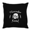 thunder road Throw Pillow