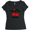 from my head tomatoes Women's Triblend Scoop T-shirt