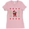 pug christmas Ladies Fitted T-Shirt