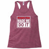 gangster rap made me do it Racerback Tank