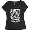 shark tours Women's Triblend Scoop T-shirt