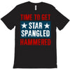 star spangled hammered T-Shirt
