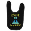 kiss a nurse Baby Bibs