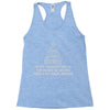 never underestimate Racerback Tank
