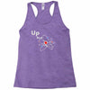up and atom funny science best product Racerback Tank
