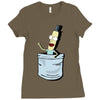 mr. poopybutthole Ladies Fitted T-Shirt