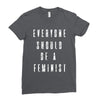 everyone should be feminist Ladies Fitted T-Shirt