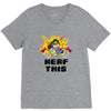 gamer gremlin stole pog V-Neck Tee