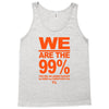 we are the 99% t shirt occupy wall street anti corporate greed black Tank Top