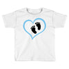 Baby Boy with Heart Any Name Customized Toddler T-shirt
