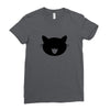 animal black Ladies Fitted T-Shirt