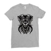 demon wolf Ladies Fitted T-Shirt