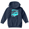 london double decker bus Youth Hoodie