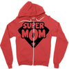 super mom Zipper Hoodie