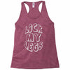 lick my legs Racerback Tank