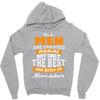 all men are created equal but only the best are born in november Zipper Hoodie