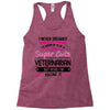 I Never Dreamed I d Grow Up To Be A Super Cute Veterinarin But Here I' Racerback Tank