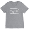 dog V-Neck Tee