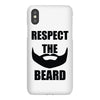 respect the beard iPhoneX