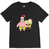 spongebob squarepants and patrick christmas V-Neck Tee