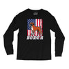 usa boxer flag Long Sleeve Shirts