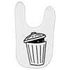 garbage ghost Baby Bibs