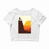 break on the mountain Crop Top
