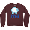 i m with herd Crewneck Sweatshirt