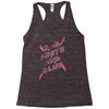 rad white and blue Racerback Tank