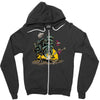 moving castle grayskull Zipper Hoodie