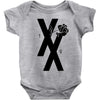 mgk t xx shirt flower black rose Baby Bodysuit