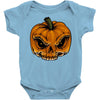 skull pumpkin Baby Bodysuit