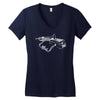 miles wah wah Women's V-Neck T-Shirt