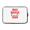 make america kind again Laptop sleeve