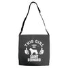 This Girl Loves Saint Bernard Adjustable Strap Totes