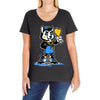 fox b Ladies Curvy T-Shirt