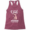 My Dad is Stronger Than Yours Racerback Tank