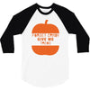 halloween forget candy give me tacos pumpkin 3/4 Sleeve Shirt