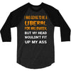 liberal for halloween 3/4 Sleeve Shirt